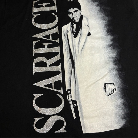 Vintage 90s / Y2K ScarFace T-Shirt - Picture 3 of 4